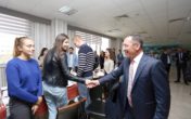 REKTÖR BAĞ, YABANCI ÖĞRENCİLERLE YEMEK YEDİ