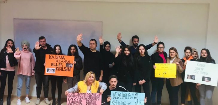 PAÜ Bekilli MYO Öğrencileri “Kadına Yönelik Şiddete Hayır” Dedi