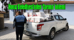 Temizlik malzemesi ve sıvı sabun olan koliler hazırlanarak teslim edildi