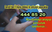 Denizli’den İl dışına otobüs ile yolculuk yapmak isteyen