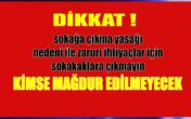 SOKAĞA ÇIKMA YASAĞI MUAF MESLEKLER