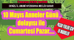 Pazar yerlerinde giyim, oyuncak, çiçek, fide, zücaciye/nalburiye vb.