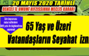 29 NOLU (COVID-19) DENİZLİ İL UMUMİ HIFZISSIHHA MECLİS KARARI