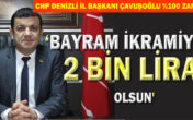 CHP Denizli İl Başkanı Bülent Nuri Çavuşoğlu Emekliler Haftası nedeniyle…