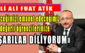 VALİMİZDEN MESAJ VAR