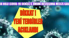 Vali Ali Fuat ATİK başkanlığında toplanan kurul…