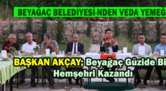 BEYAĞAÇ KAYMAKAMI VALİ YARDIMCISI OLARAK GİTTİ
