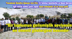 BAŞKAN ÖRKİ BASINLA BULUŞTU