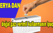 Tasarruflu Doğal Gaz Kullanımı için…