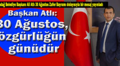 BABADAĞ BELEDİYE BAŞKANI ALİ ATLI