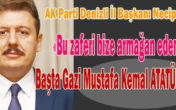 AK PARTİ İL BAŞKANI FİLİZ