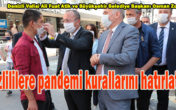 Denizli’de Kovid-19 denetimi gün boyu devam etti