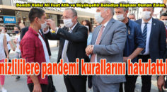 Denizli’de Kovid-19 denetimi gün boyu devam etti