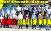 CHP DENİZLİ ESNAFI DİNLEDİ