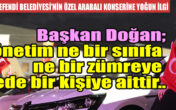 Konsere Merkezefendililer özel araçları ile geldiler