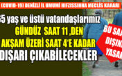 YASAĞA UYMAYANLARA CEZAİ İŞLEM UYGULANACAK