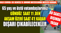 YASAĞA UYMAYANLARA CEZAİ İŞLEM UYGULANACAK