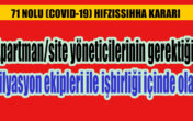 Pazaryerlerinde pazaryeri sorumlusu belirlenmesine…