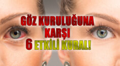 Soğuk hava ve rüzgar gözleri kurutuyor!