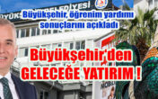 Büyükşehir’den öğrencilere 3,6 milyon TL destek