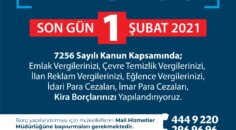 YAPILANDIRMADA SON GÜN 1 ŞUBAT OLDU