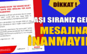 SAĞLIK BAKANLIĞI DOLANDIRICILARA KARŞI UYARDI