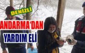 KARDA MAHSUR KALAN KÖPEKLERE JANDARMA YARDIM ELİNİ UZATTI