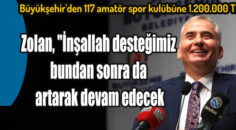 Büyükşehir’den amatör spor kulüplerine maddi destek