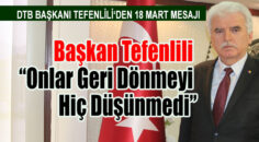 “vatanımız uğruna şehit olan tüm şehitlerimizi rahmet ve minnetle yad ediyorum.”