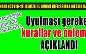 NORMALLEŞME ADIMLARI İLE KISITLAMALAR GEVŞETİLDİ