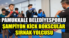 ŞAMPİYON KİCK BOKSCULAR  Denizli’ye mutlu haberlerle dönmek istiyor