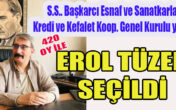 DENİZLİ BAKKALLAR ODASI BAŞKANI TÜZEN SEÇİLDİ