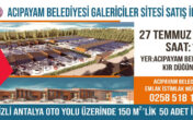 Acıpayam Belediyesi’nin ihalesi 27 Temmuz’da