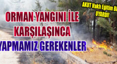 AKUT Vakfı Eğitim Birimi UYARDI !