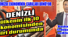 DENİZLİ, İLLER ARASINDA 10’UNCU SIRADA