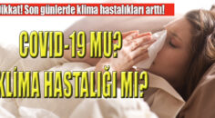 Klimaların üflediği soğuk havaya direkt maruz kalmak…