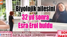 Esra Erol, müjdeli haberi Elif’e canlı yayında verdi.