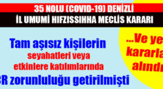Geçici olarak bulunduğu yerde PCR test sonucu pozitif olduğu anlaşılan kişilerin izolasyon süreçleri….