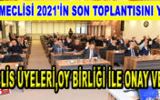 Meclis üyeleri, DTO’nun 2022 yılı bütçesine oy birliği ile onay verdi
