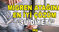 Migren Atağına En İyi Çözüm ‘’Su Diyeti’’