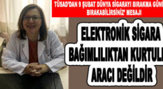 TÜSAD’DAN 9 ŞUBAT DÜNYA SİGARAYI BIRAKMA GÜNÜ’NDE ‘BIRAKABİLİRSİNİZ’ MESAJI