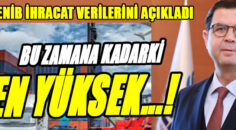 DENİB İHRACAT VERİLERİNİ AÇIKLADI