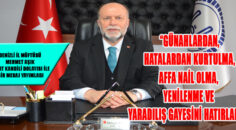 DENİZLİ İL MÜFTÜSÜ MEHMET AŞIK BERAT KANDİLİ MESAJI YAYIMLADI