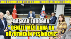 BAŞKAN ERDOĞAN: ”DENİZLİ’MİZİ DAHA DA BÜYÜTMENİN PEŞİNDEYİZ”