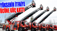 Büyükşehir İtfaiye gücüne güç kattı
