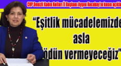 BAŞKAN KOCABAY ; “Ama sanmasınlar ki pes ettik”