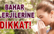 BAHAR ALERJİLERİNE DİKKAT!