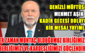 Her zaman muhtaç olduğumuz birliğimizi, beraberliğimizi ve kardeşliğimizi güçlendirelim
