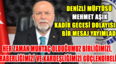 Her zaman muhtaç olduğumuz birliğimizi, beraberliğimizi ve kardeşliğimizi güçlendirelim