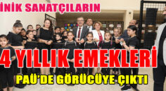 Minik Sanatçıların 4 Yıllık Emekleri PAÜ’de Görücüye Çıktı